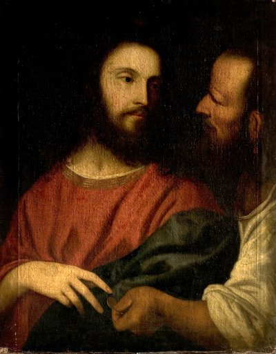 The Tribute Money by Tiziano Vecelli